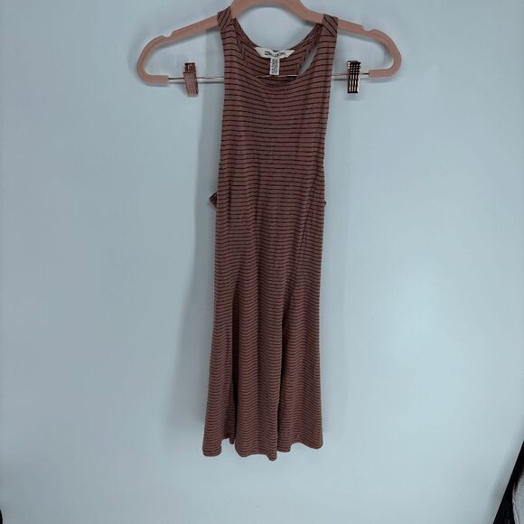 Billabong Women's Razorback Sleeveless Striped Mini Tank Dress Size XS - Picture 1 of 6